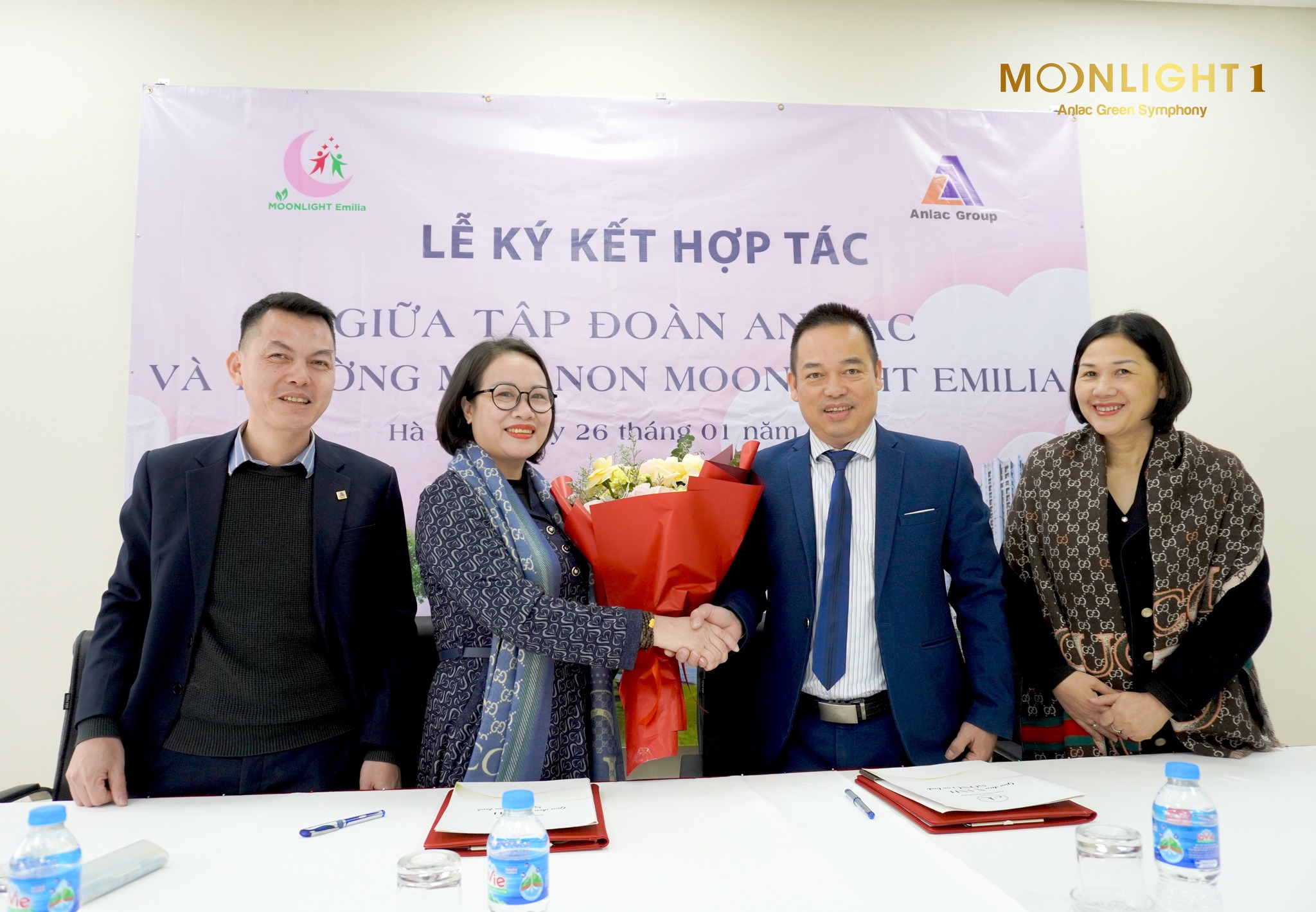 Tập đoàn An Lạc ký kết hợp tác với Trường Mầm non Moonlight Emilia tại moonlight 1